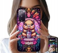 ETUI DO SAMSUNG GALAXY S20 LITE - SŁODKA KAPIBARA Z SZEJKIEM, SUPER WZORY