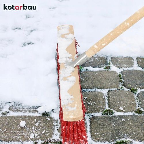 MIOTŁA SZCZOTKA 500 MM ULICÓWKA PCV ZAMIATACZ ZMIOTKA Z DREWNIANYM na Arena.pl