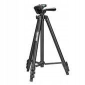 LEKKI STATYW ALUMINIOWY Z GŁOWICĄ 3D 125 cm Camrock TA30 Black