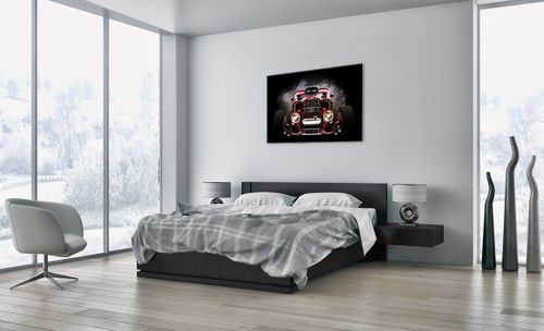 Obraz Na Płótnie - Samochód Retro - 100X70 Cm - Aa100X70-2422 na Arena.pl