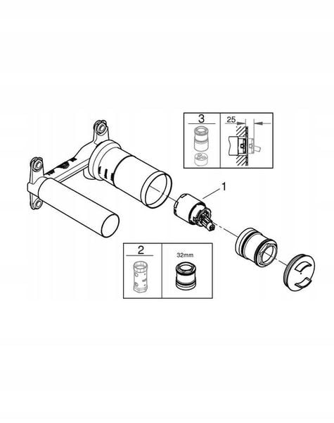 Grohe element do zabudowy podtynkowej 23571000 zdjęcie 5