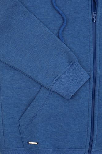 Bluza męska z kapturem chabrowa Ludwik Rozmiar - XXL na Arena.pl