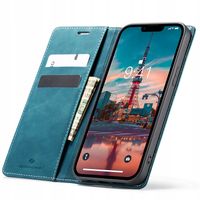 ELEGANCKIE ETUI Z KLAPKĄ SPACECASE WALLET SKÓRZANE CASE DO IPHONE 14 PLUS