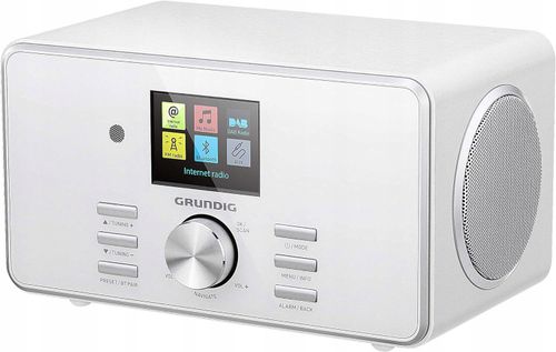 Radio sieciowe internetowe Grundig DTR 5000 X Biały Bluetooth DAB+ FM na Arena.pl