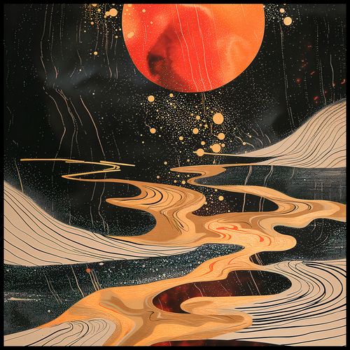 Plakat 90x90cm Planetarny Taniec na Arena.pl
