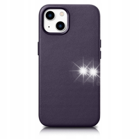 POKROWIEC ETUI Z NATURALNEJ SKÓRY DO IPHONE 14 PLUS MAGSAFE CASE LEATHER CI