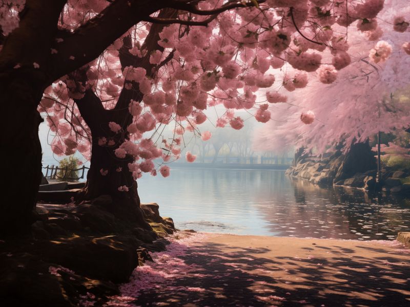 Plakat 40x30cm Spokój Sakury zdjęcie 1