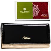portfel damski ptn lj-42122-0650 black-gold
