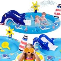 ZRASZACZ PLAC ZABAW FONTANNA KURTYNA WODNA BRODZIK 200CM  OGRODU DLA DZIECI