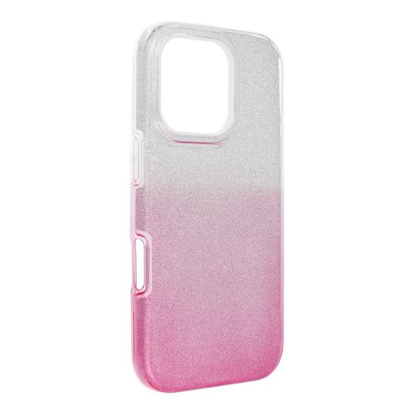 Futerał SHINING do IPHONE 16 Pro transparentny różowy zdjęcie 1