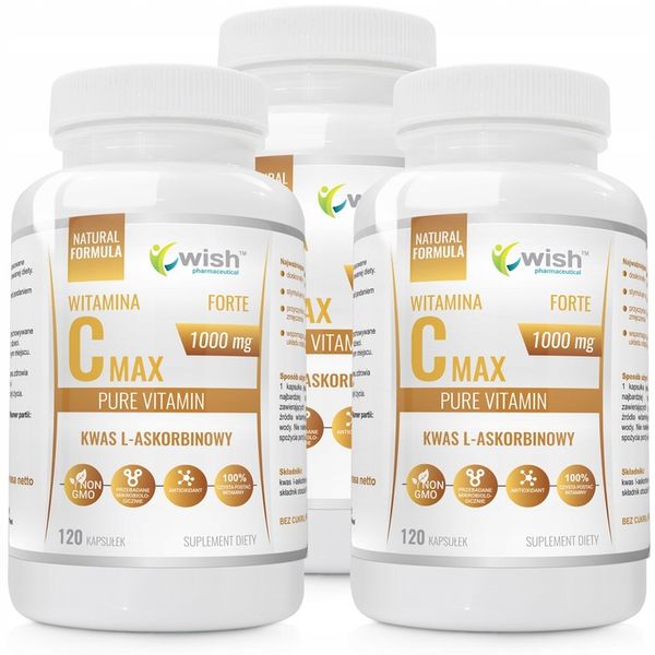 OKAZJA WITAMINA C 1000mg KWAS L-ASKORBINOWY 360szt zdjęcie 1