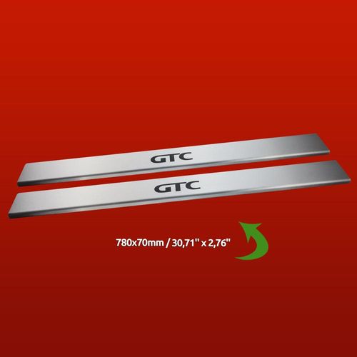 Listwa progowa OPEL ASTRA MK6/J/IV GTC Stal nierdzewna 304 mat 2szt na Arena.pl