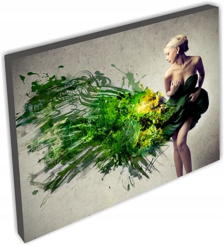 OBRAZ glamour kobieta usta akt do sypialni 120x80 na Arena.pl