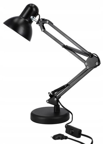 Lampka LED Biurkowa Lampa Szkolna Nocna Kreślarska Regulowana Uchwyt na Arena.pl