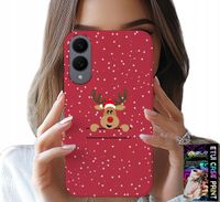 ETUI DO SAMSUNG GALAXY S25 EDGE - ŚWIĄTECZNY RENIFER MIKOŁAJ ŚWIĘTA +SZKŁO