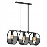 2X Lampa sufitowa wisząca nad stół RING 3 Żyrandol