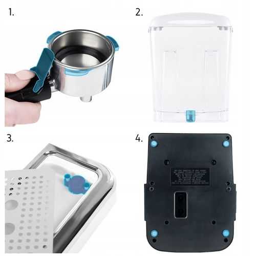 Kolbowy ekspres ciśnieniowy Yoer Breve 1100 W biały na Arena.pl