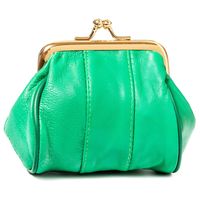 kolorowa portmonetka damska z przeszyciami