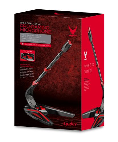 Mikrofon gamingowy Varr SPIDER DESKTOP 3.5mm Jack na Arena.pl