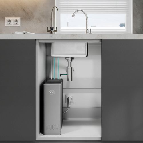 SYSTEM ODWRÓCONĄ OSMOZĄ VIO AW-RB08-1200T z LED-KRANEM - WYDAJNOŚĆ 3,1 l/m na Arena.pl