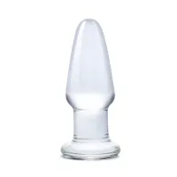 glas plug szklany 8,9 cm - model borokrzemowy, uniwersalny rozmiar