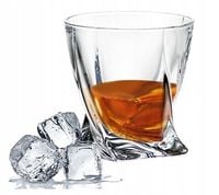 BOHEMIA QUADRO SZKLANKI DO WHISKY 340 ML 6 EL