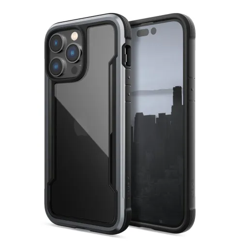 Raptic X-Doria Shield Case etui iPhone 14 Pro Max pancerny pokrowiec czarny na Arena.pl