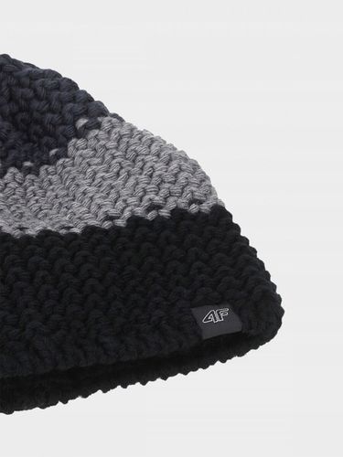 4F CIEPŁA Męska Czapka Zimowa z Pomponem Wełną Polarem ACAPM461 > L na Arena.pl