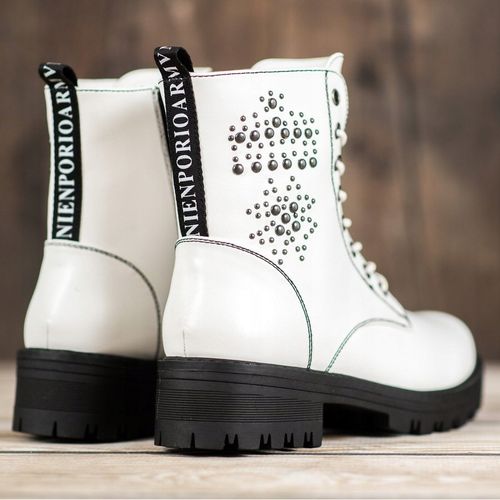 Białe Botki Glany r.40 na Arena.pl