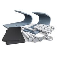 Haki do montażu drążka-poręczy K-SPORT