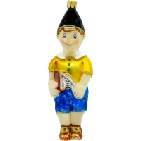 Bombka choinkowa szklana: Pinokio