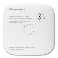 Qoltec Certyfikowany bezprzewodowy Czujnik dymu z baterią | Tuya | Wi-