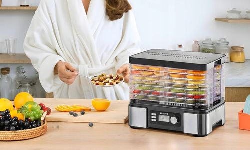 SUSZARKA DO GRZYBÓW OWOCÓW WARZYW DUŻA 15L TIMER TERMOOBIEG 500W + 6 na Arena.pl