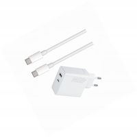 Szybka ładowarka 45W z kablem 1m 2 wejścia do Samsung A32 5G