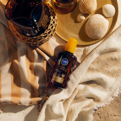 NIVEA SUN INTENSE BRONZE Olejek karotenowy SPF 6 spray do opalania 200ml na Arena.pl