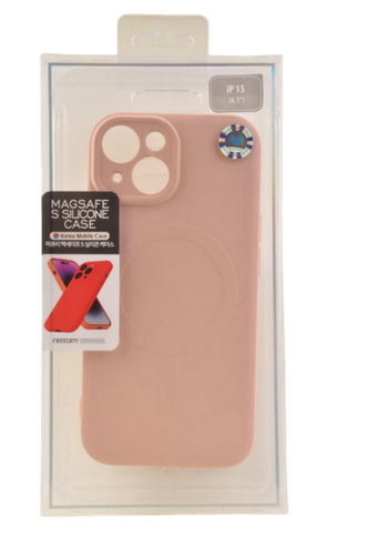Etui Mercury Goospery MagSafe Silicone do Apple iPhone 15 różowy na Arena.pl
