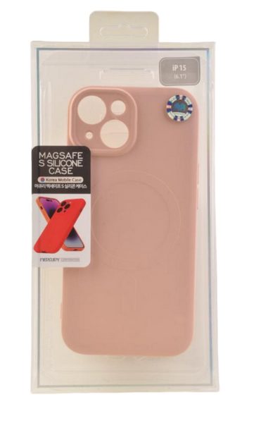 Etui Mercury Goospery MagSafe Silicone do Apple iPhone 15 różowy zdjęcie 5