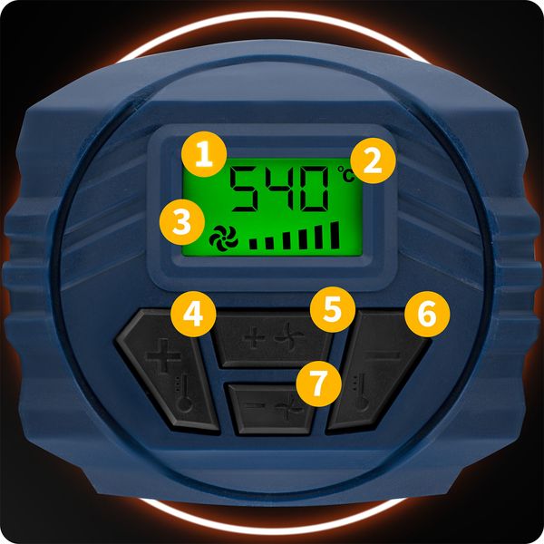 Opalarka elektryczna Humberg HM-291 2000 W zdjęcie 12