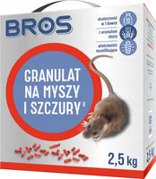BROS Granulat, trutka na myszy i szczury 2,5 kg