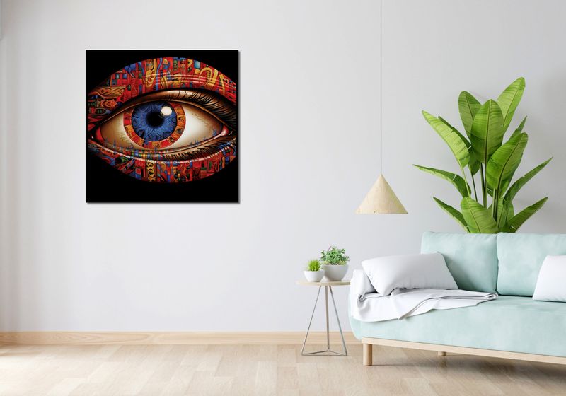 Plakat 90x90cm W Oku Obserwatora zdjęcie 4