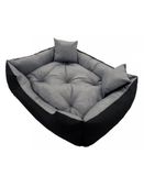 Duże Legowisko Kojec Łóżko Dla Psa Kota 145x115 cm Szare