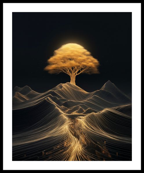 Plakat 40x50cm Drzewo Energii zdjęcie 3