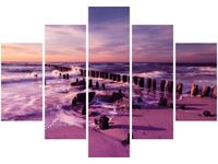 OBRAZ SUNSET PRZEMIJANIE MORZEM