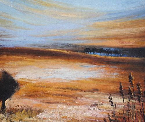 Pejzaż abstrakcja (50x60cm) na Arena.pl