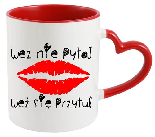 KUBEK Z NADRUKIEM PREZENT DLA KOLEŻANKI DZIEWCZYNY KOBIETY ŻONY WALENTYNKI na Arena.pl