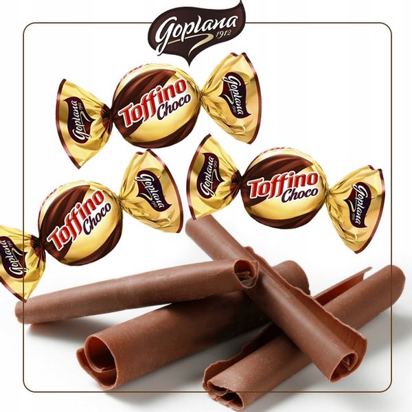 Goplana Toffino Cukierki Czekoladowe Toffi 2,5 kg zdjęcie 4