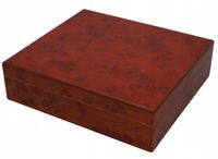 Brązowy Humidor Profesjonalny Pojemnik na Cygara
