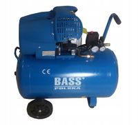 KOMPRESOR OLEJOWY DWUTLOKOWY SPRĘŻARKA BASS POLSKA 100 120 L 2 CYLINDRY