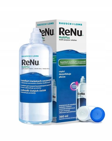 PŁYN DO SOCZEWEK RENU MULTIPLUS 360 ML BAUSCH&LOMB zdjęcie 4