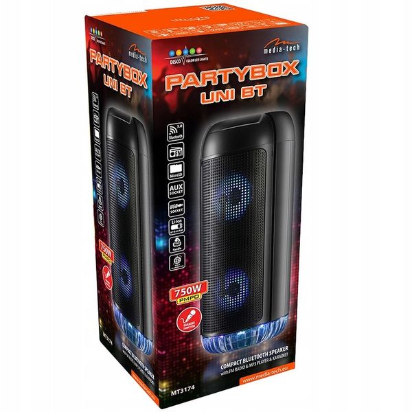 Głośnik Bluetooth Bezprzewodowy PARTYBOX +Mikrofon zdjęcie 7